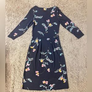 Joules Grey Floral Dress